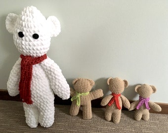 Huge and Tiny Teddy Bear Assortment