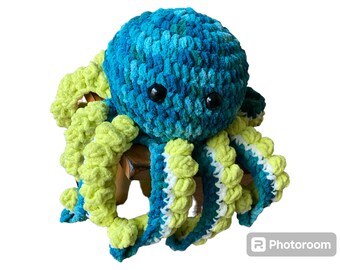 Crocheted Plushie Octopus | Nautical Nursery Decor, Premie Snuggly Toy