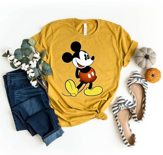 Mickey Mouse Vintage Shirt Disney Characters Shirt Mickey Etsy