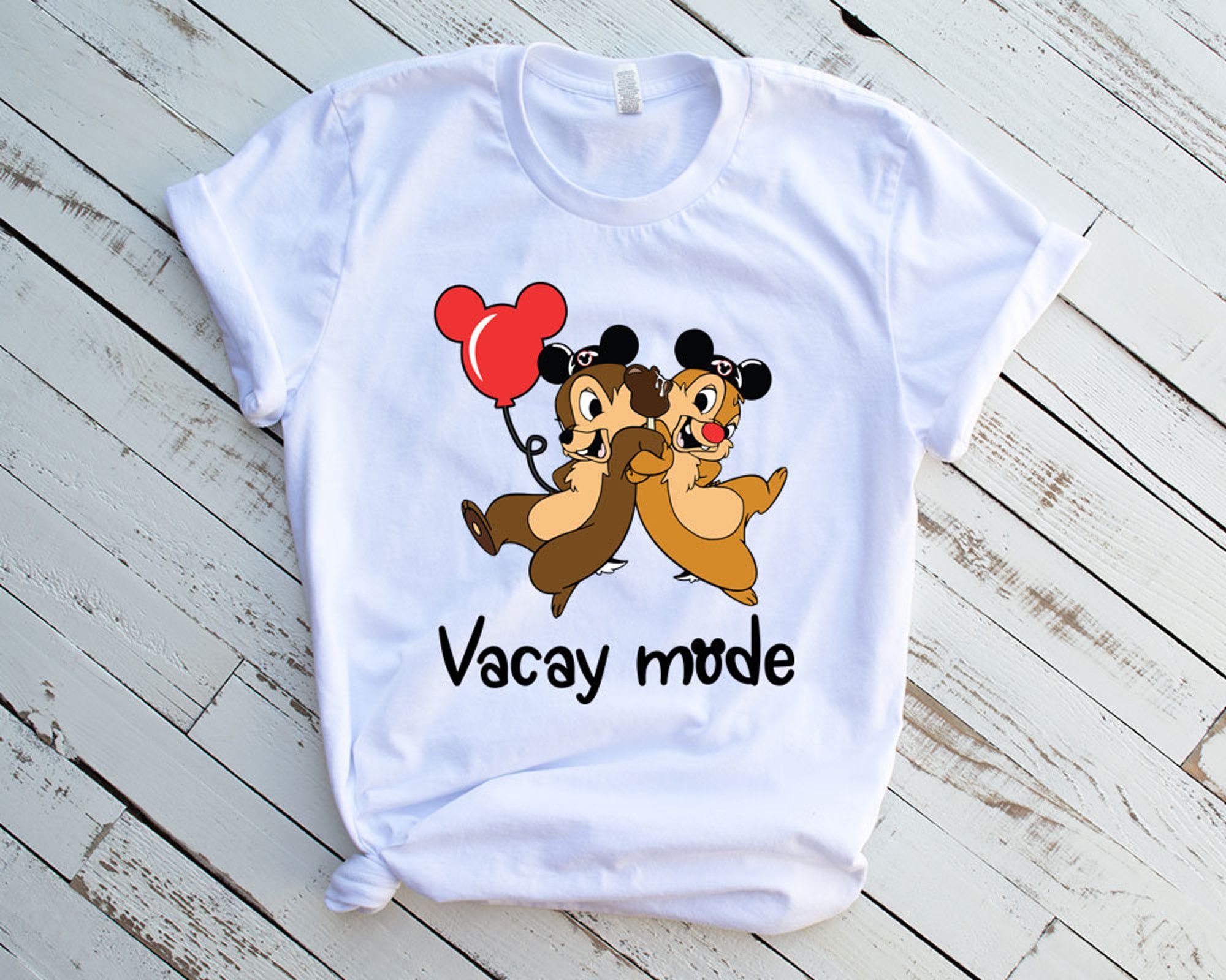 Chip und Dale Vacay Mode Familien Urlaub T-Shirt Chip und Dale Vacay Mode Familien Urlaub T-Shirt
