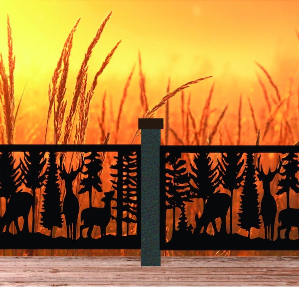 Wildlife Railing Railing - Etsy