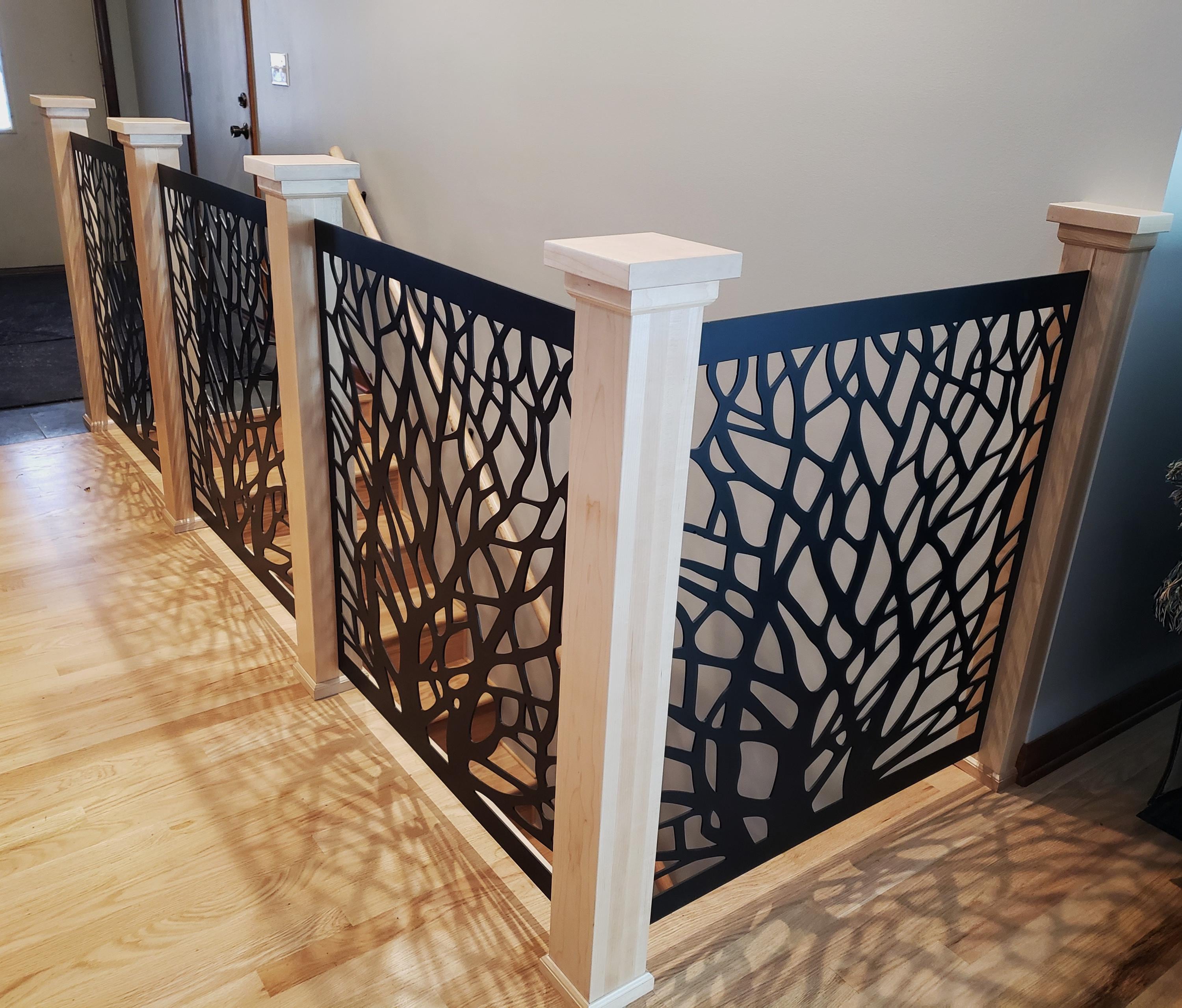 Tree Privacy Panel, Partition, Decorative Metal Panel, Railing Insert ...
