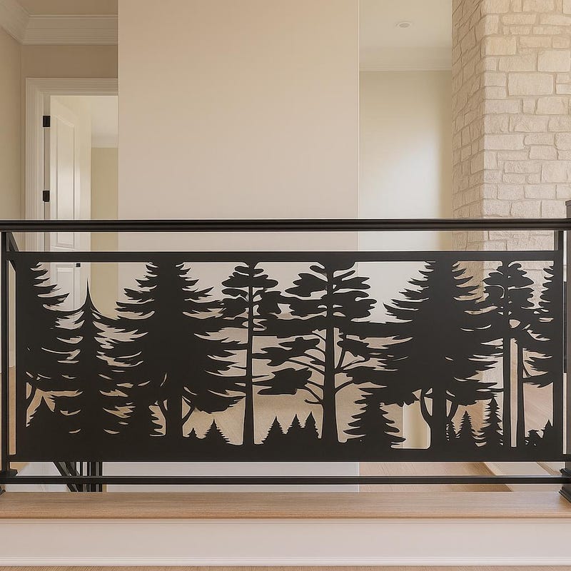 Decorative Railing Inserts Metal Tree Railing Insert - Etsy