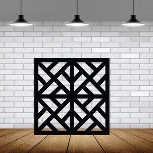 Metal Panel, Metal Privacy Screen, Fence, Decorative Panel, Wall Art, Partition, Window Screen, Indoor & Outdoor - LBC68-20