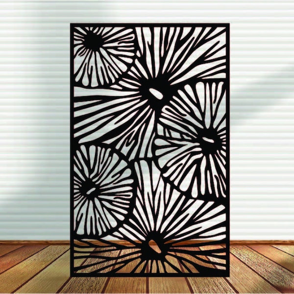 Metal Panel, Metal Privacy Screen, Fence, Decorative Panel, Wall Art, Garden Panel, Indoor & Outdoor - LP2