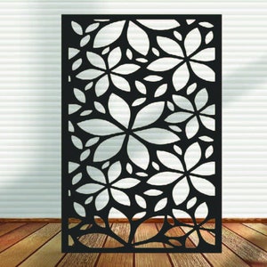 Metal Panel, Metal Privacy Screen, Fence, Decorative Panel, Wall Art, Garden Panel, Indoor & Outdoor - Design 12