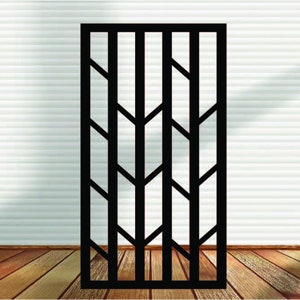 Metal Panel, Metal Privacy Screen, Fence, Decorative Panel, Wall Art, Garden Panel, Indoor & Outdoor - LP4