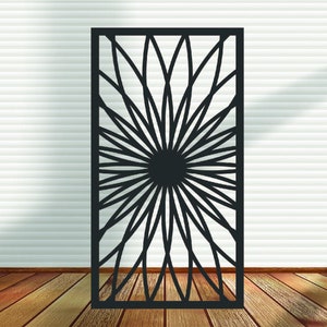 Metal Panel, Metal Privacy Screen, Fence, Decorative Panel, Wall Art, Garden Panel, Indoor & Outdoor - DCA9