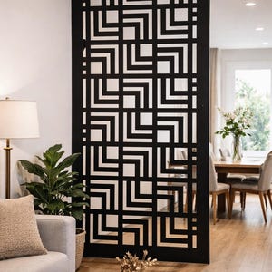 Metal Panel, Metal Privacy Screen, Fence, Decorative Panel, Wall Art, Partition, Indoor & Outdoor - DCA15
