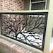 Birch Tree Railing Insert, Metal Panel, Decorative Metal Panel, Deck ...