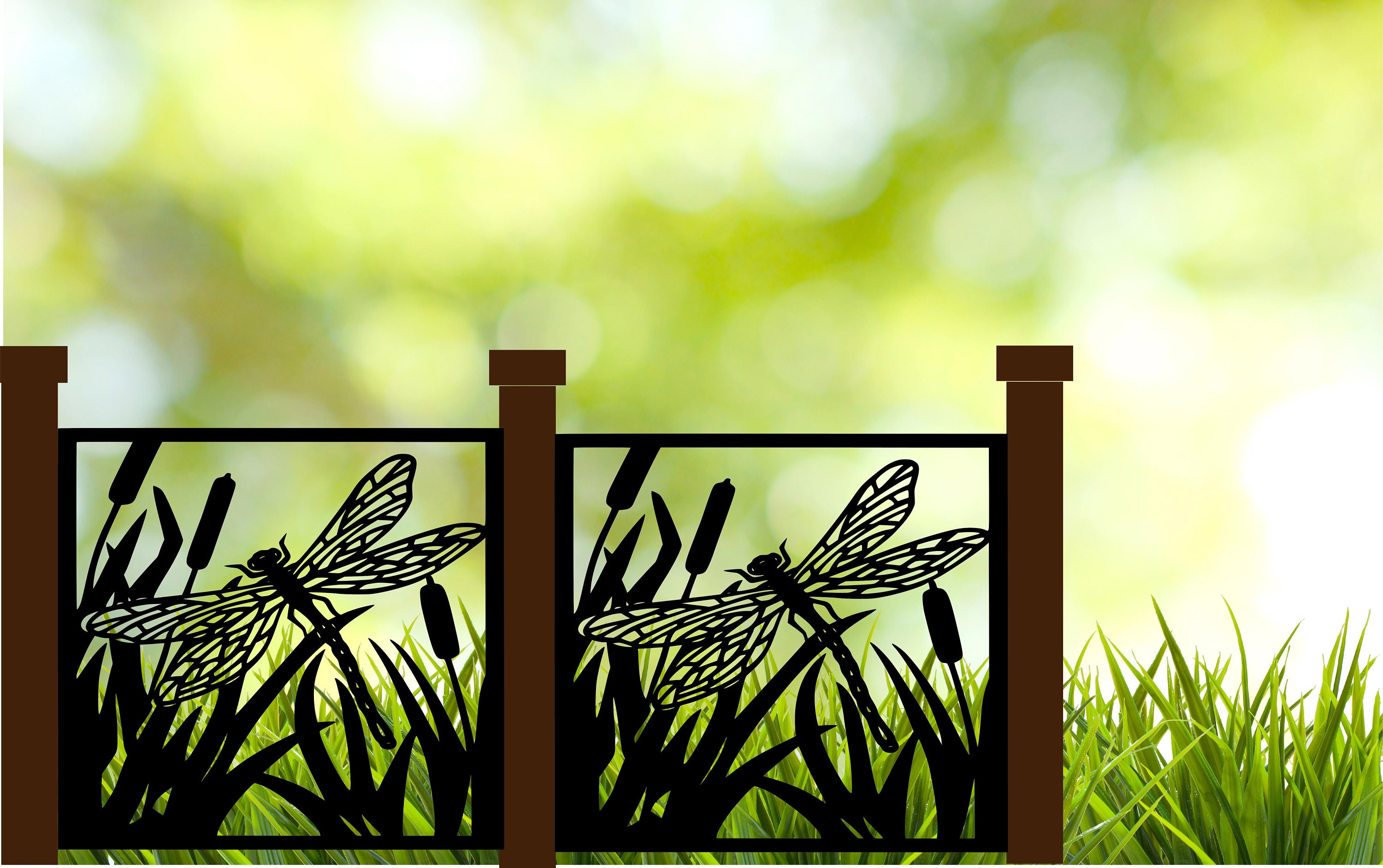 Railing Insert,metal Panel, Privacy Screen, Decorative Panel, Garden ...