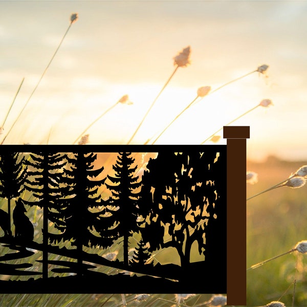 Metal Railing Panel Insert Etsy