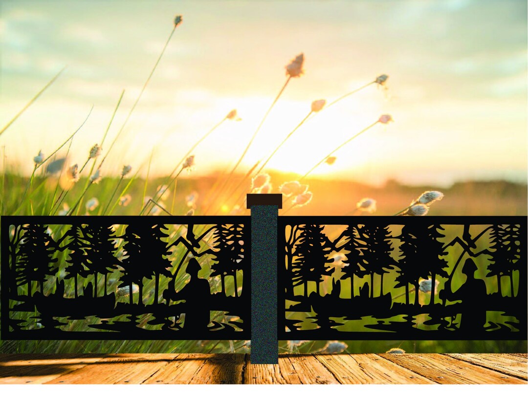 Decorative Rustic Railings, Metal Panel Insert, Staircase Railings ...