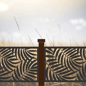 Decorative and Ornamental Fencing For Outdoors, Railing Insert - Whispering Winds