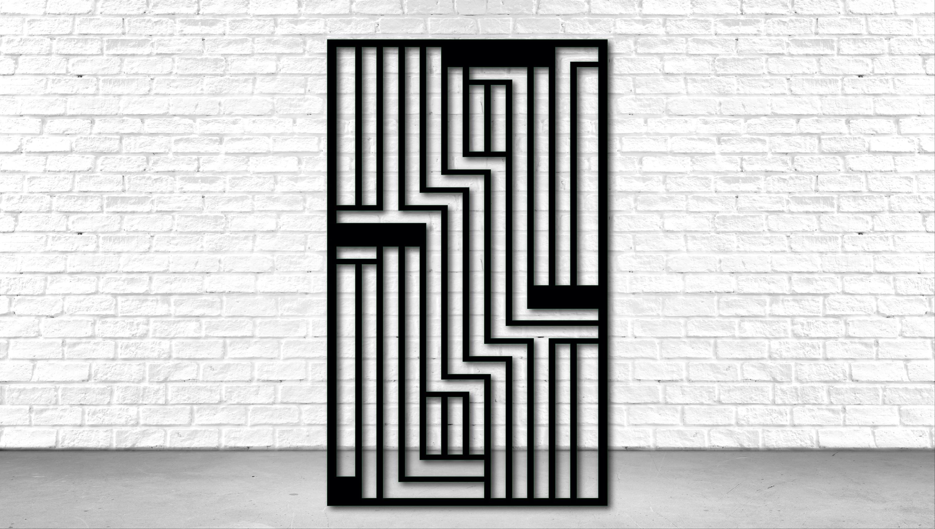 Metal Panel, Privacy Screen, Fence, Decorative Wall Art, Partition, Indoor & Outdoor - Vsg7