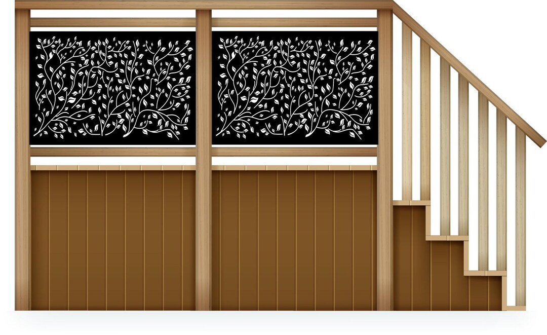 Decorative Metal Panel Insert, Railing Inserts, Balcony Panels, Privacy ...