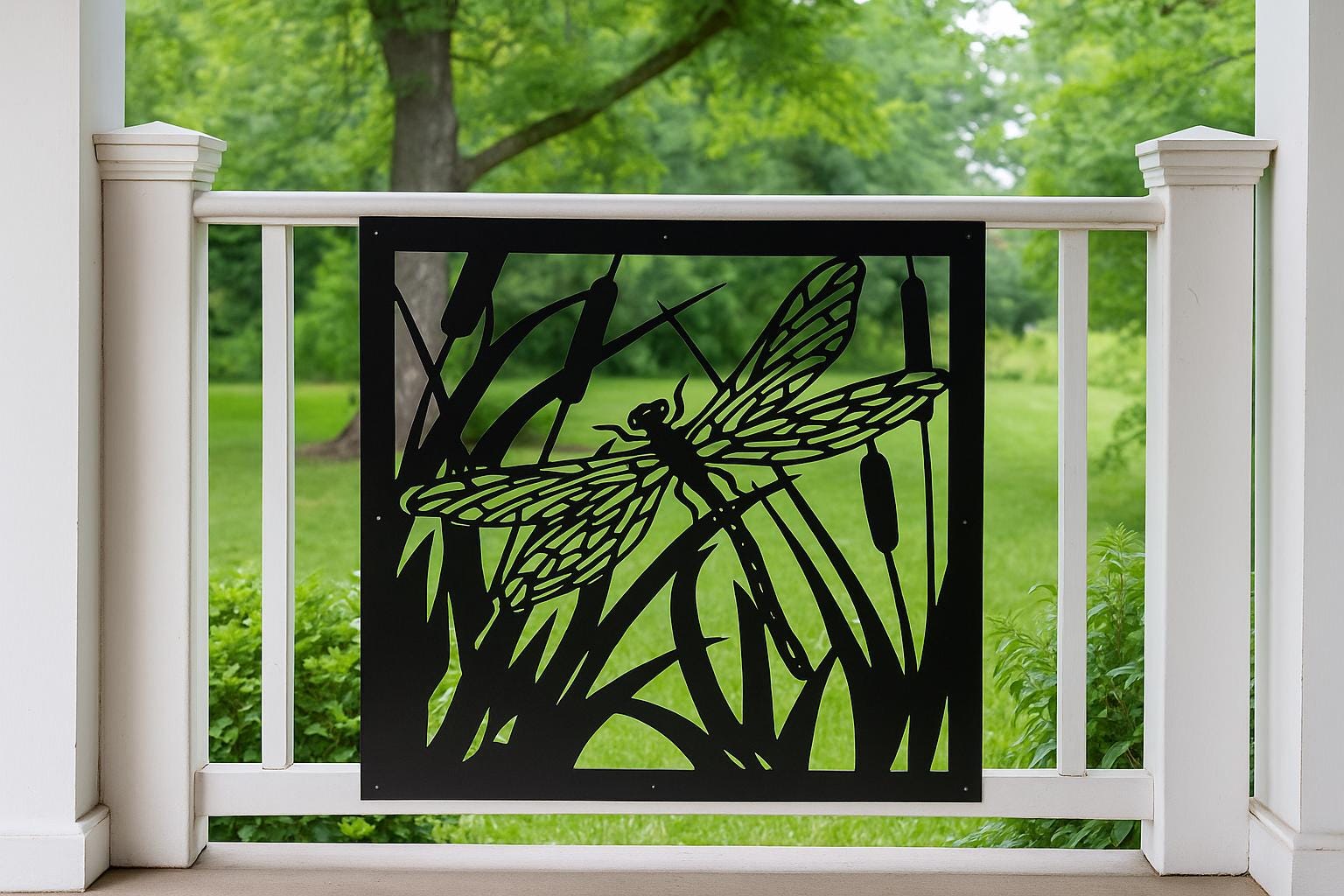 Decorative Railing Inserts Railing Insert,metal Panel, Privacy Screen, Decorative Panel, Garden ...