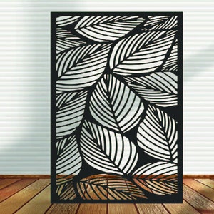 Privacy Panel, Metal Panel, Metal Privacy Screen, Fence, Decorative Panel, Wall Art, Garden Panel, Indoor & Outdoor - Design 8