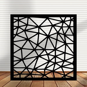 Square Metal Panel, Metal Privacy Screen, Fence, Decorative Panel, Wall Art, Indoor & Outdoor - SD5