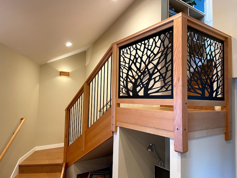 Tree Privacy Panel, Partition, Decorative Metal Panel, Railing Insert ...