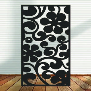 Metal Panel, Metal Privacy Screen, Fence, Decorative Panel, Wall Art, Garden Panel, Indoor & Outdoor - Design 22
