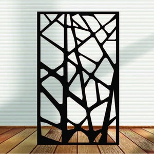 Privacy Panel, Metal Panel, Metal Privacy Screen, Fence, Decorative Panel, Wall Art, Garden Panel, Indoor & Outdoor - Design 1