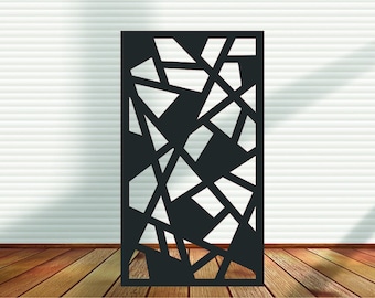Metal Panel, Metal Privacy Screen, Fence, Decorative Panel, Wall Art, Garden Panel, Indoor & Outdoor - DCA2.14