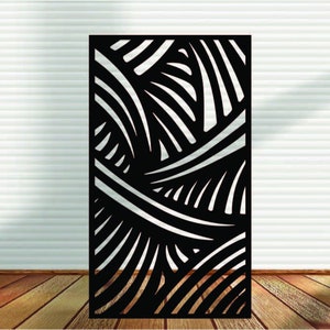 Metal Panel, Metal Privacy Screen, Fence, Decorative Panel, Wall Art, Garden Panel, Indoor & Outdoor - LP16