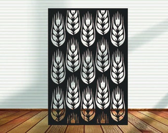 Privacy Panel, Metal Panel, Metal Privacy Screen, Fence, Decorative Panel, Wall Art, Garden Panel, Indoor & Outdoor - A2