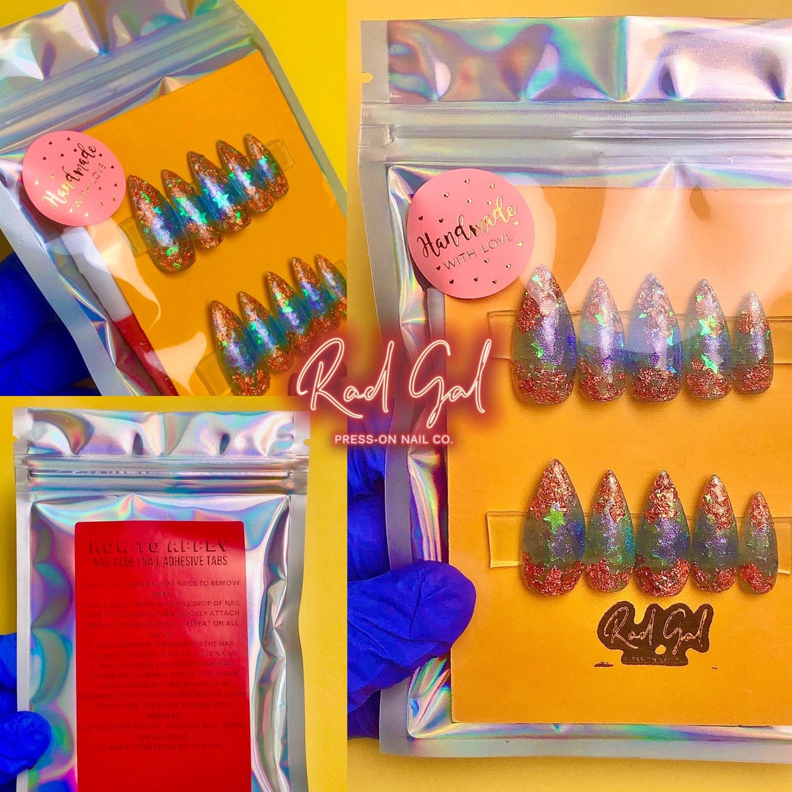 EXTRA Nail Adhesive Stickers or Nail Glue ONLY Etsy