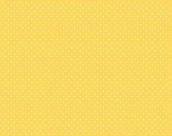 Swiss Dot Yellow Cotton Half Yard