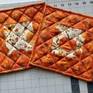 Fall Oven Hot Pads set of 2