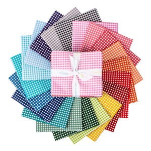 Gingham Fat Quarter Bundle 1/8&quot; From Riley Blake Designs