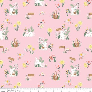 Easter Egg hunt Powder main half yard from Riley Blake Designs