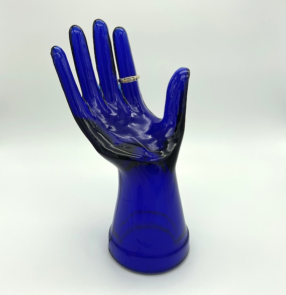 Glass hand jewelry holder deals