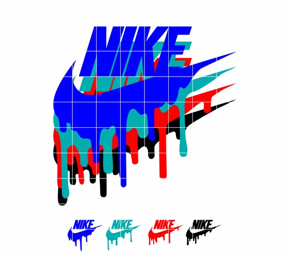 Download Nike color drip svg Nike Logo svg Instant Download Svg Dxf ...