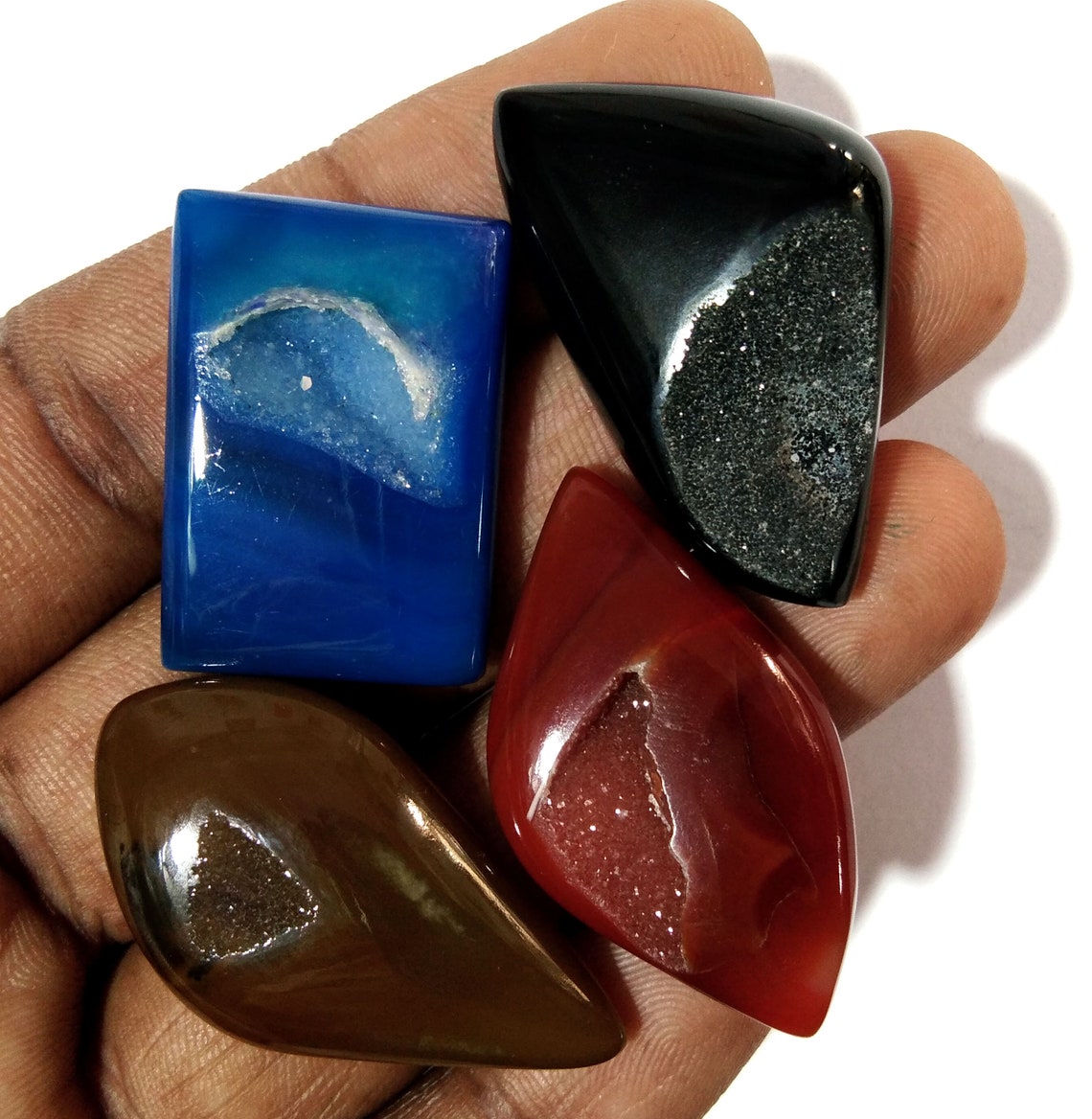 Excellent Quality Multi Color Onyx Druzy Gemstone Etsy Excellent Quality Multi Color Onyx Druzy Gemstone Etsy