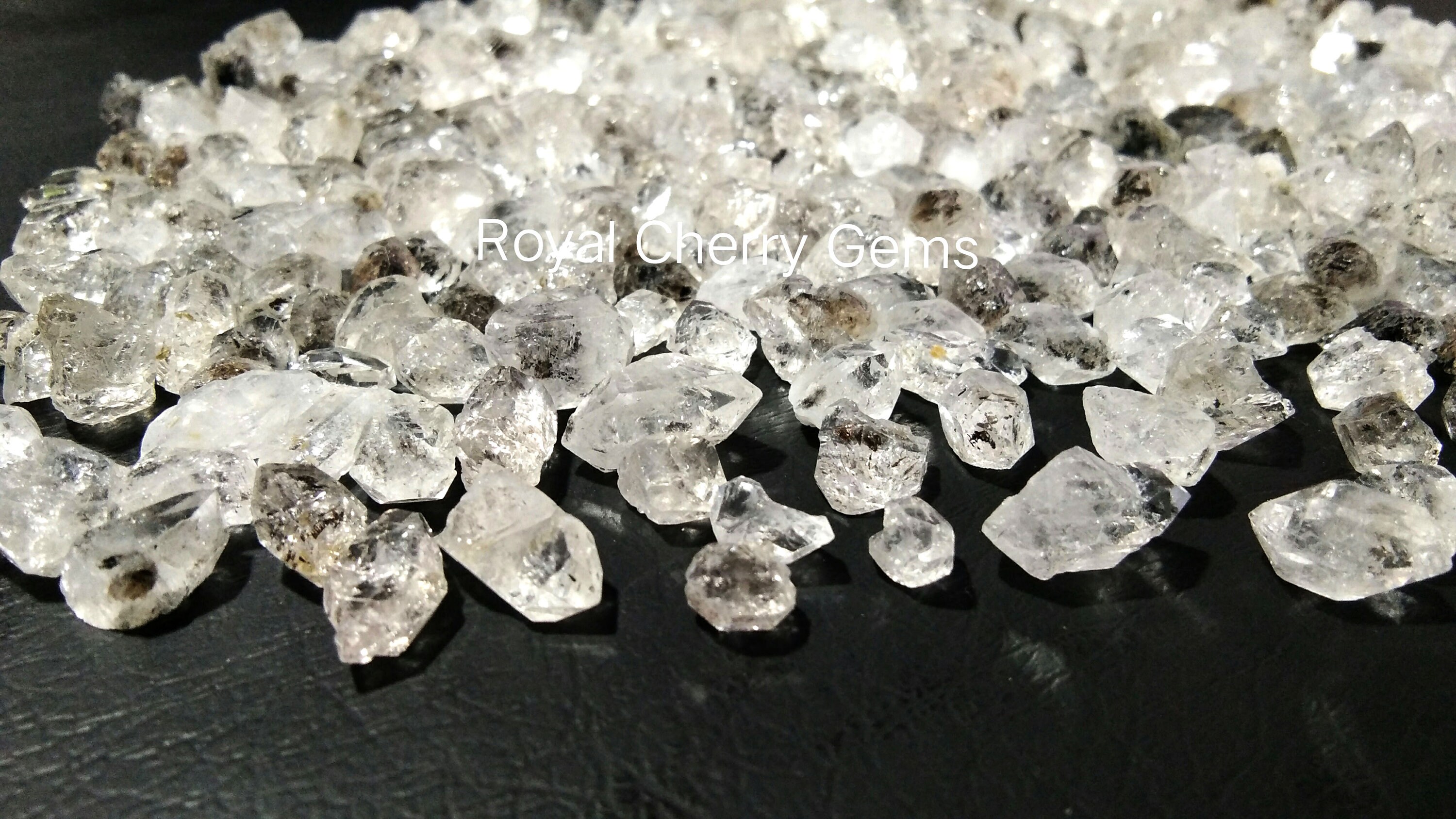 100 Natural Herkimer Diamond Rough Stone Herkimer Diamond Etsy