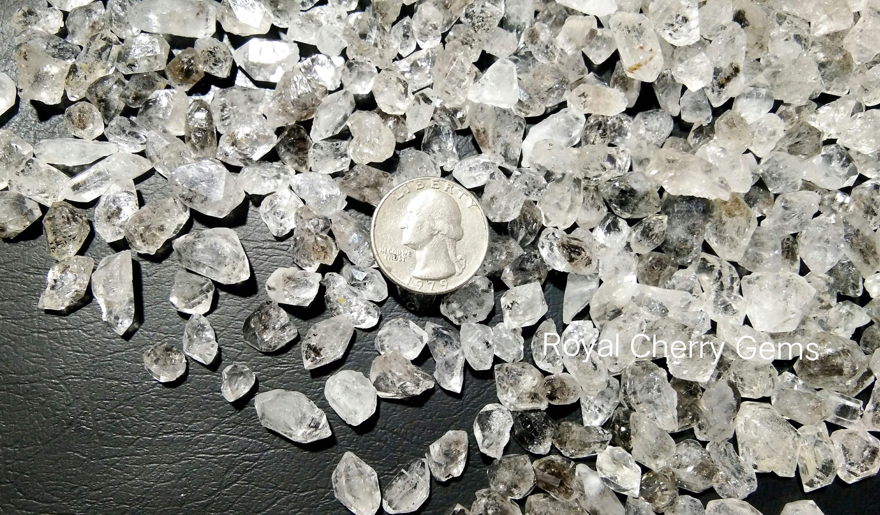 100 Natural Herkimer Diamond Rough Stone Herkimer Diamond Etsy