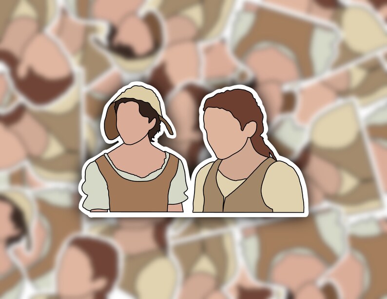 Constance and Abigail Vinyl Sticker Fear Street 1666 Etsy