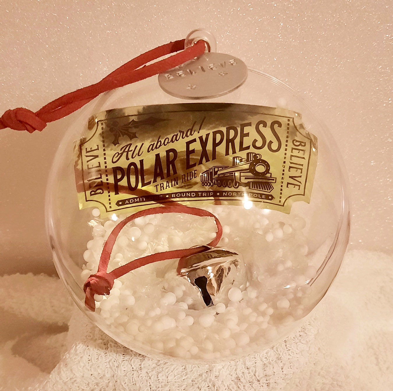 Polar Express 4 Ornament /Heavy Duty Plastic Ball Etsy