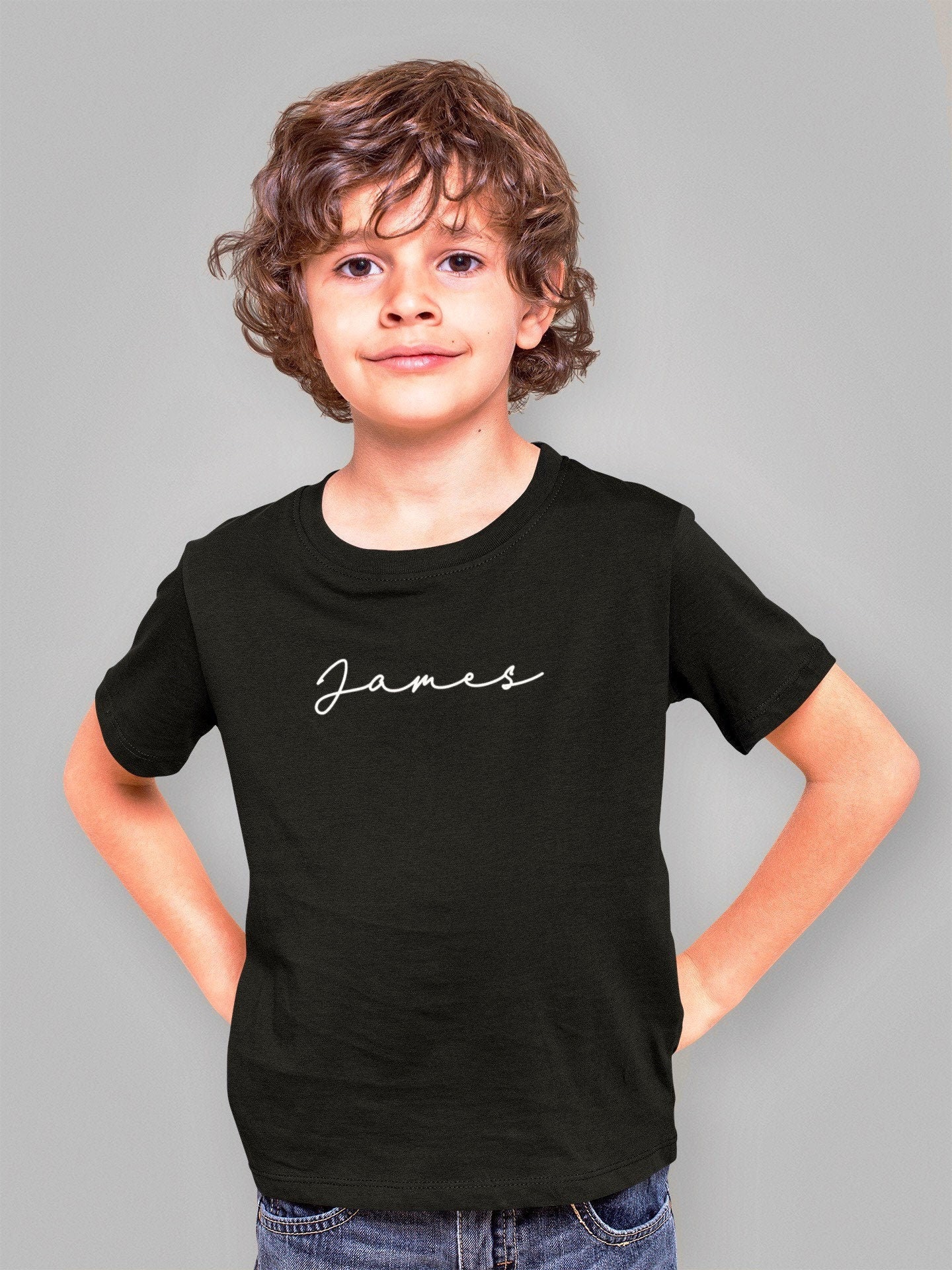 Personalised kids t-shirt childrens top boys t-shirt | Etsy