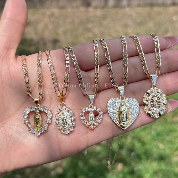 Our Lady of Guadalupe Gold Gold Virgen De