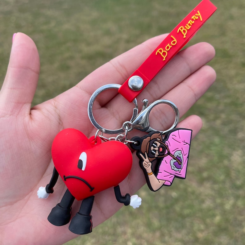 Bad Bunny Corazon Keychain Un Verano Sin Ti Keychain. Un - Etsy Ireland