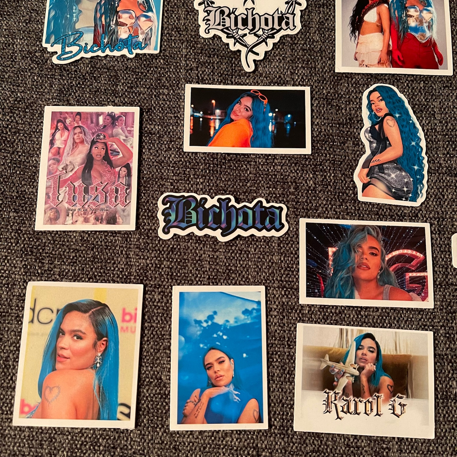 Karol G Stickers. 15pack. Karol G Vinyl. La Bichota Labels. Etsy Ireland