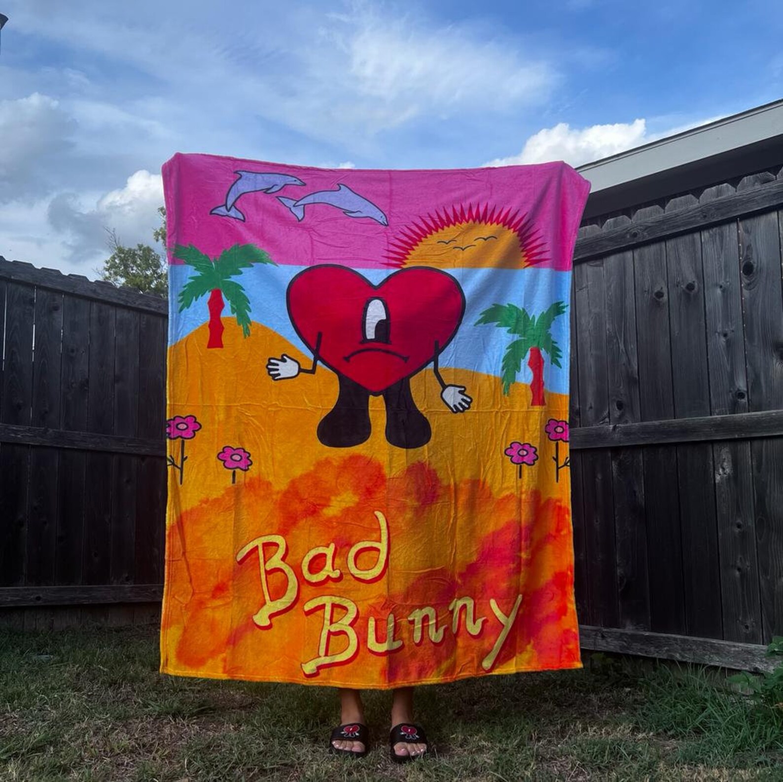 Bad Bunny Blanket. Un Verano Sin Ti Blanket. Bad Bunny Etsy Hong Kong