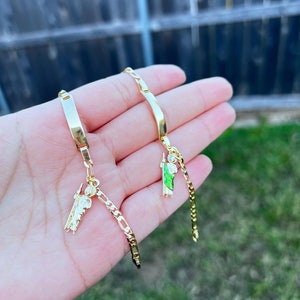 Kids Gold Plated Bracelets. Esclavas de oro laminado. Esclavas de niños de oro Laminado. Gold Plated Bracelet for kids. Gold plated jewelry