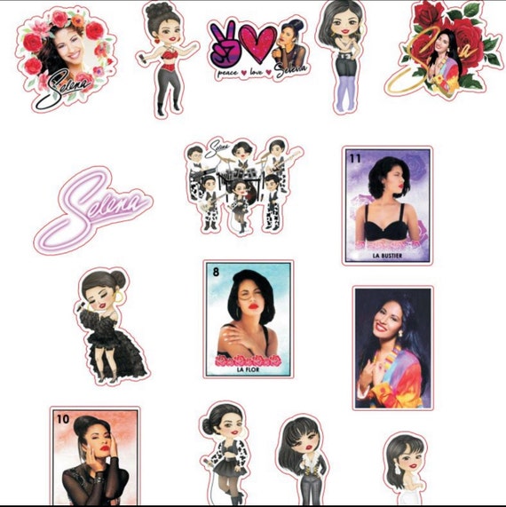 Selena Quintanilla Stickers 15 Pack Selena Vinyl Selena Etsy