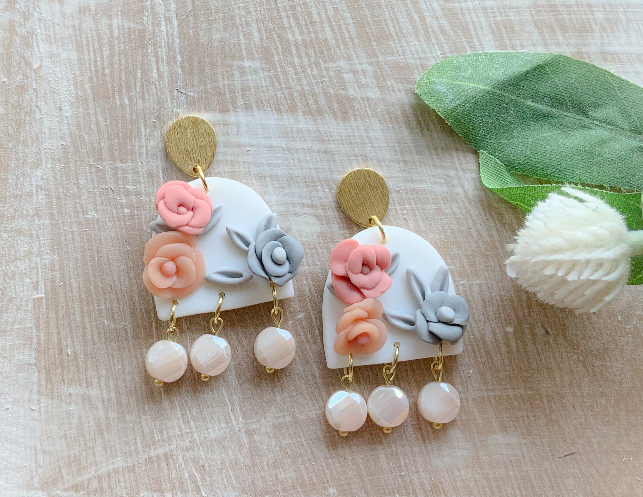Handmade polymer clay earrings 🖐️ : r/Gifts
