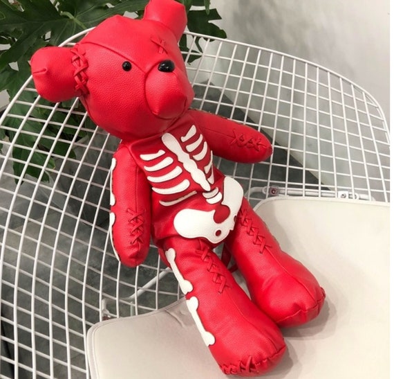 skeleton teddy bear backpack